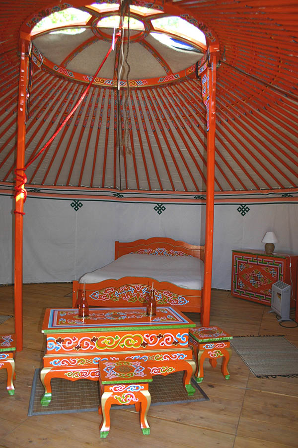 Camping La Sorguette Location Yourte Vaucluse