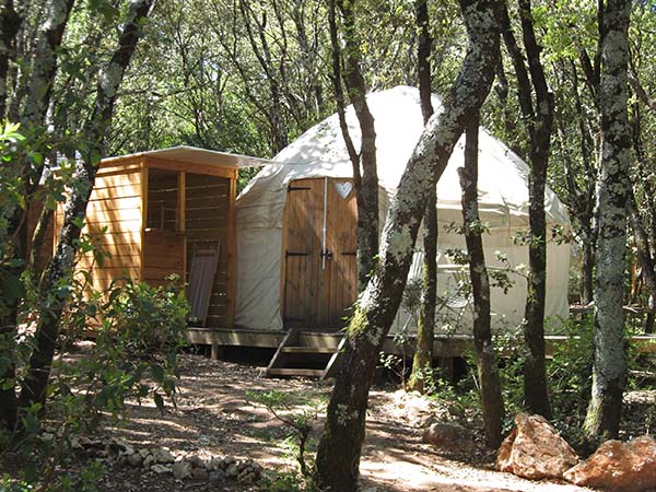 Camping Mille étoiles Location Yourte Ardèche