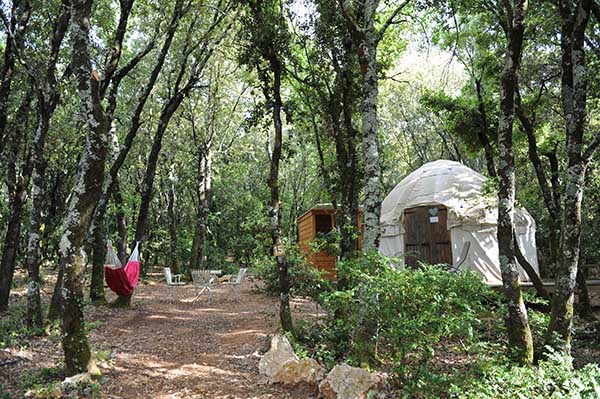 Camping Mille étoiles Location Yourte Ardèche