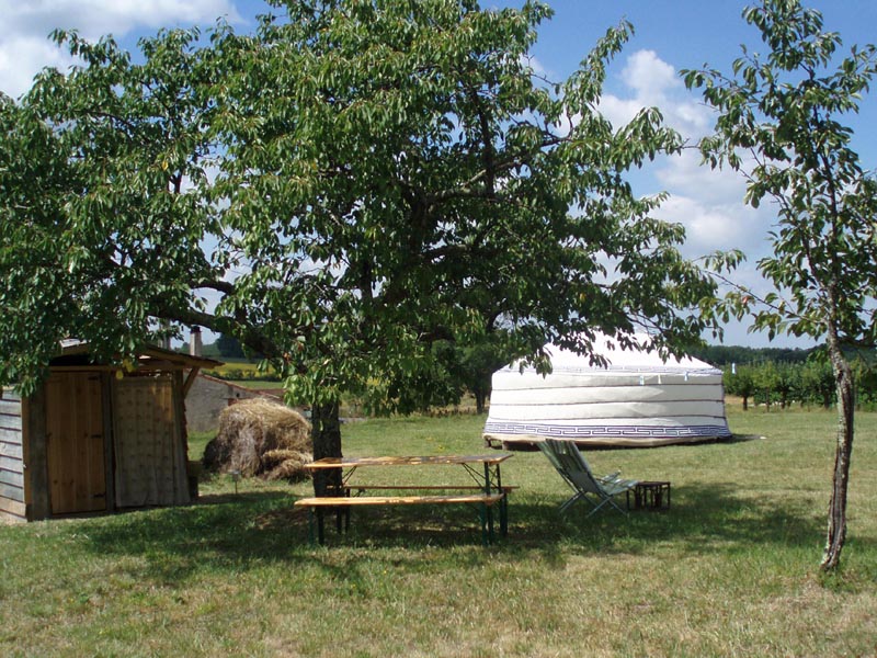La Yourte aux Fruits Location Yourte Lot et Garonne