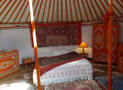 Les Chalets de la Seauve Location Yourte Creuse
