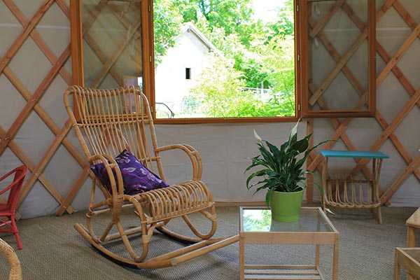 Les Yourtes de Family Ecolodge Location Yourte Loiret